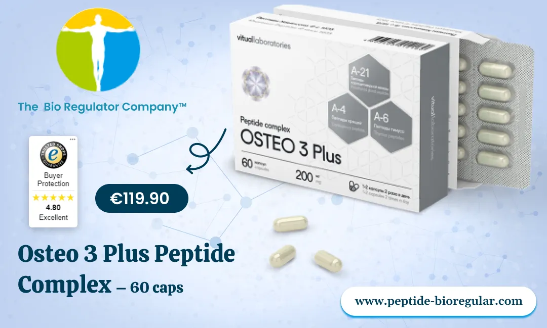 Osteo 3 Plus: Evidence-Based Bone and Joint Peptide Support